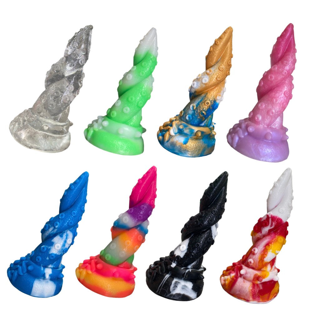 Twisted Octopus Tentacle Dildo, Squid Monster Alien Silicone Sex Toy Sunshine Stuff Twisted Octopus Tentacle Dildo, Squid Monster Alien Silicone Sex Toy Sunshine Stuff