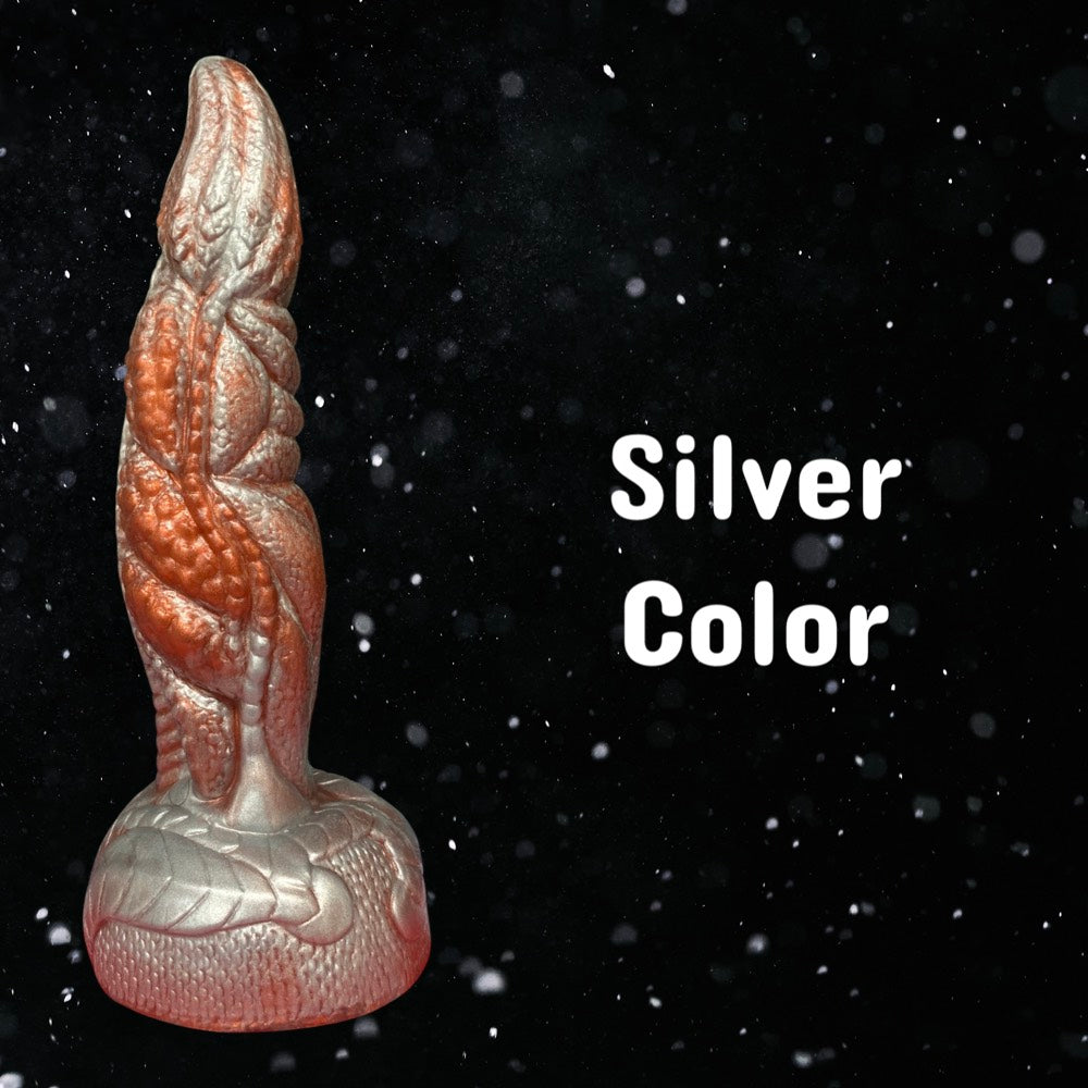 Silver Dragon Dildo